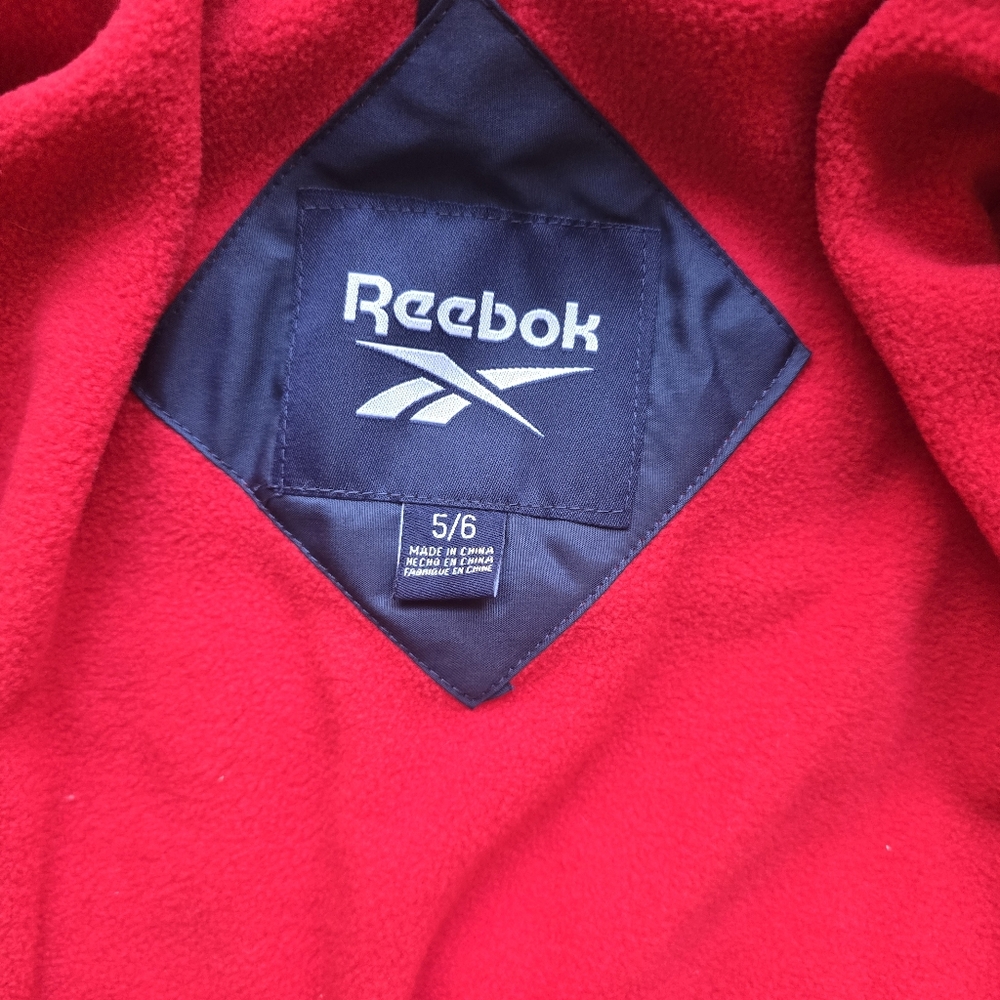 Reebok Boys' Color Blocked Long Sleeve Puffer Jacket Coat Winter Size 5 6 - Picture 4 of 6